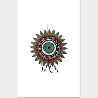 Dreamcatcher Mandala Posters and Art